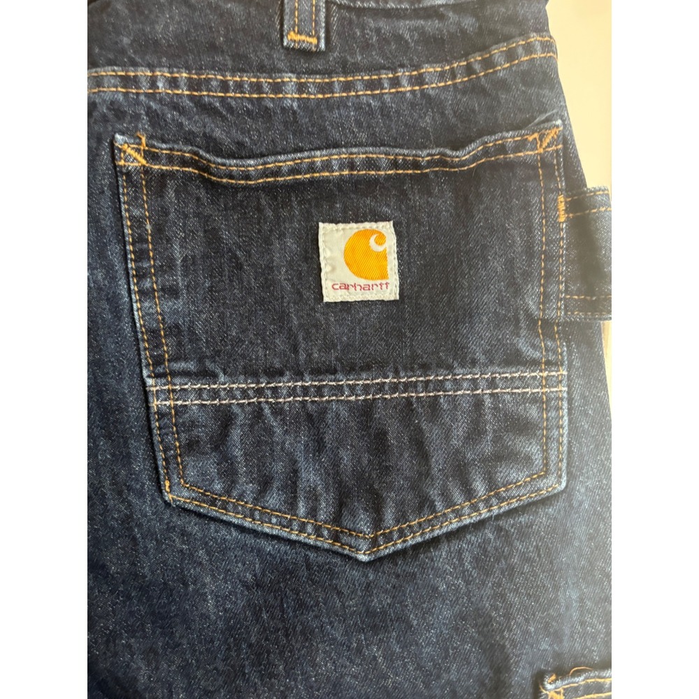 Carhartt 103889 Rugged Flex Utility Jeans Mens 33x34 Relaxed Fit Carpenter $60 - Picture 11 of 12